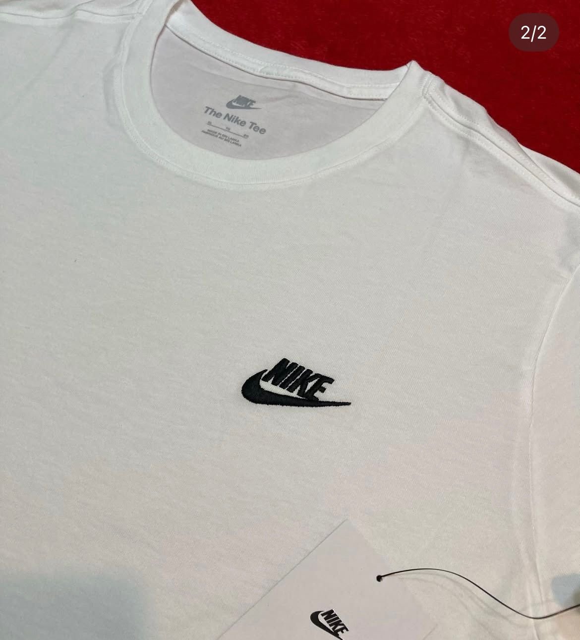 Polera Nike Club Blanco