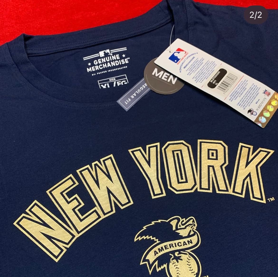 Polera MLB NY Yankees gold