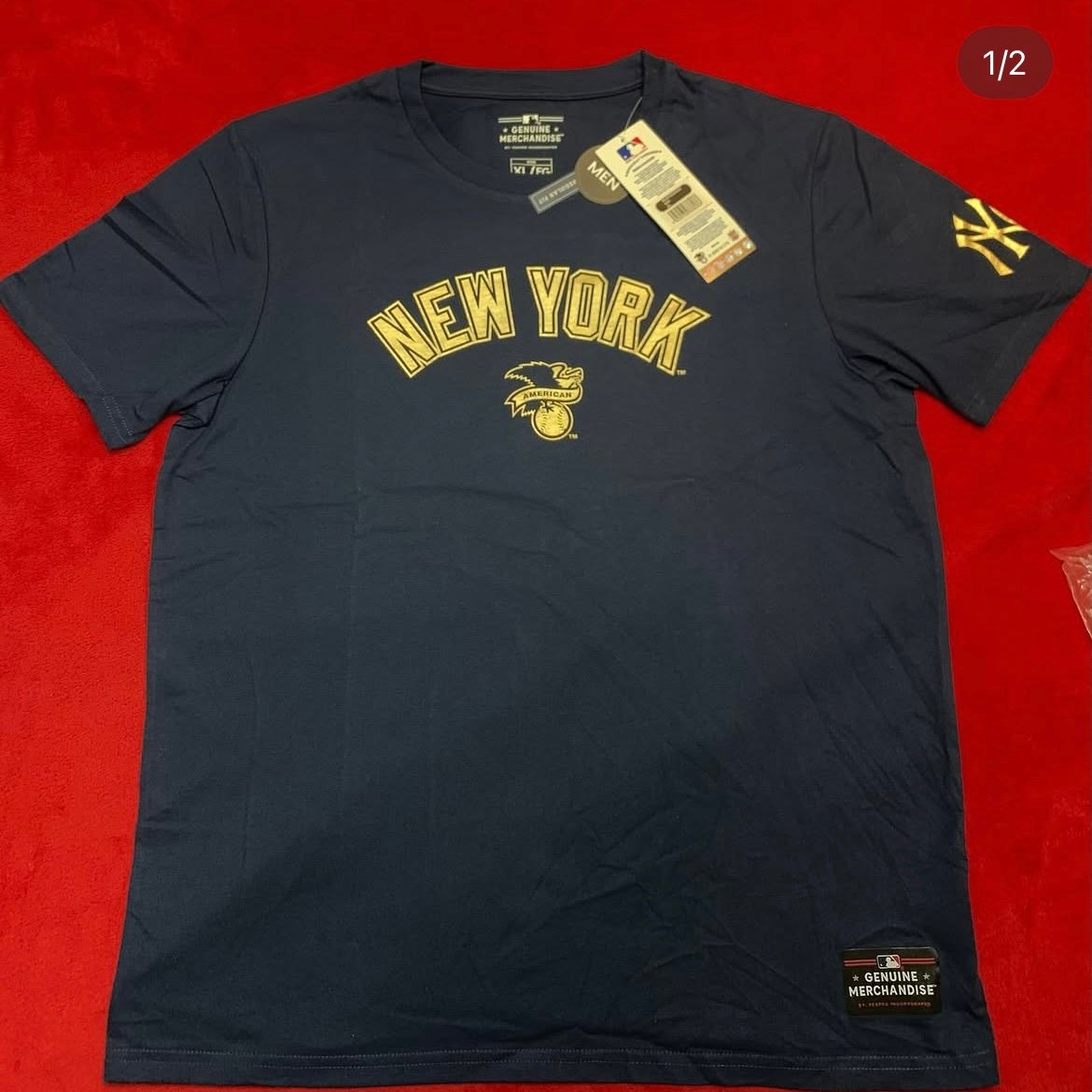 Polera MLB NY Yankees gold